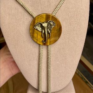 Elephant Bolo Tie